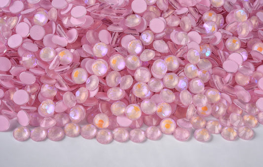 Luminous Baby Pink - Glass Flatback Rhinestones