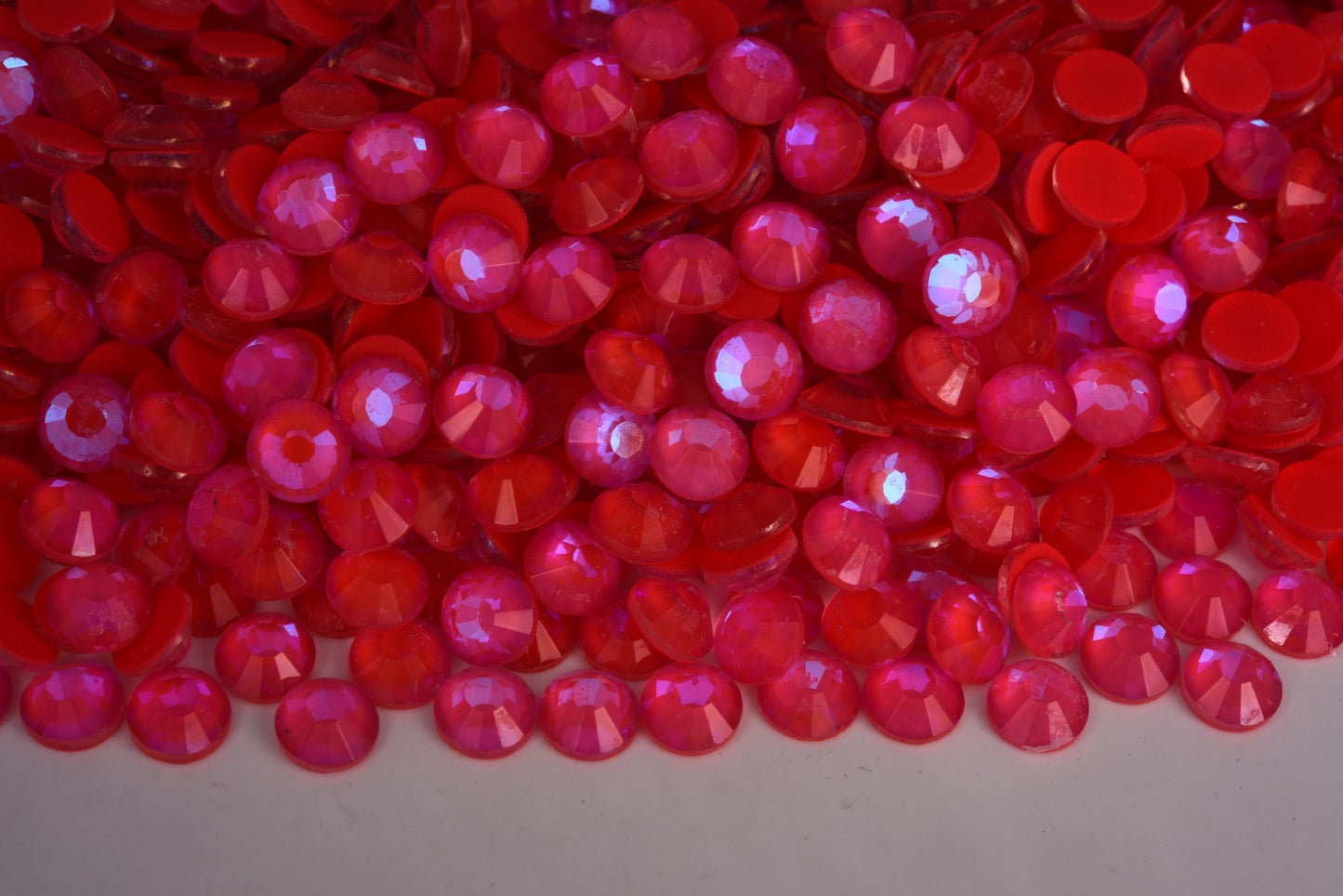 Luminous Siam - Glass Flatback Rhinestones