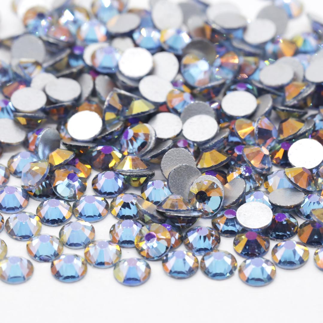 Mystical Light Sapphire - Glass Flatback Rhinestones