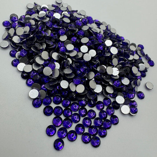 Heliotrope - Glass Flatback Rhinestones