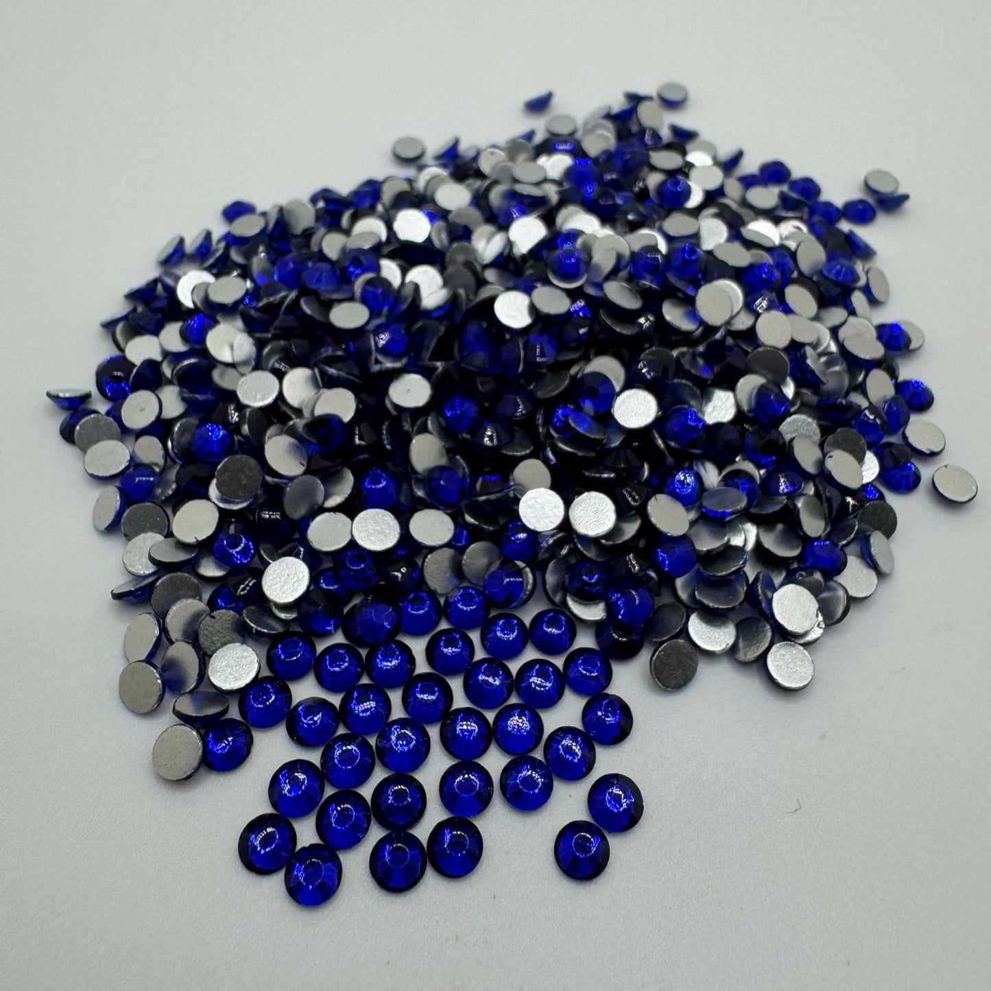 Cobalt - Glass Flatback Rhinestones