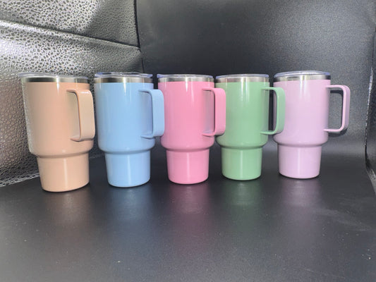 Mini 3 oz Stainless Steel Handle Tumblers - 40 oz Inspired Design