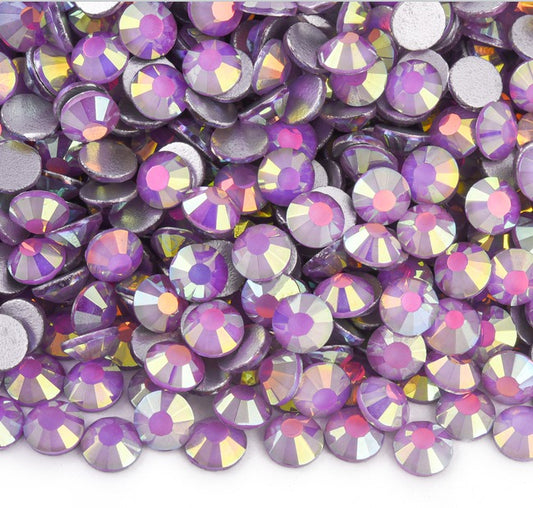 Misty Purple - Glass Flatback Rhinestones