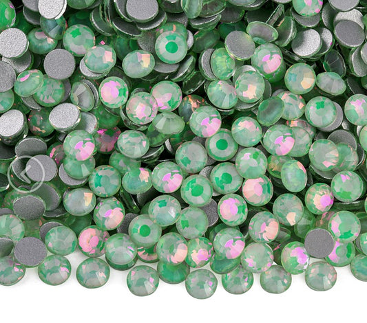 Opalish Seafoam - Glass Flatback Rhinestones