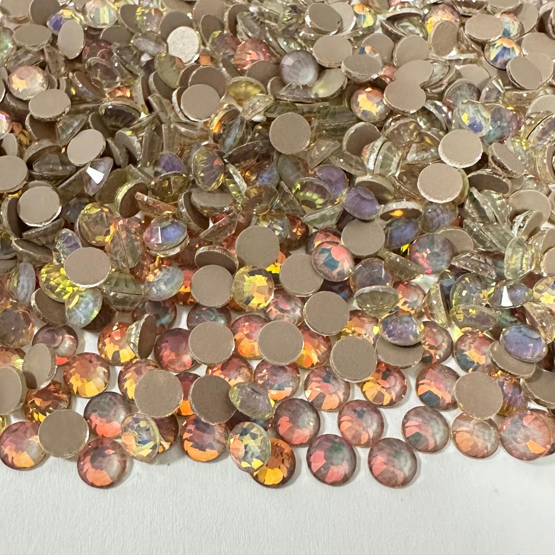 Luxurious Opal Coffee - Glass Flatback Rhinestones