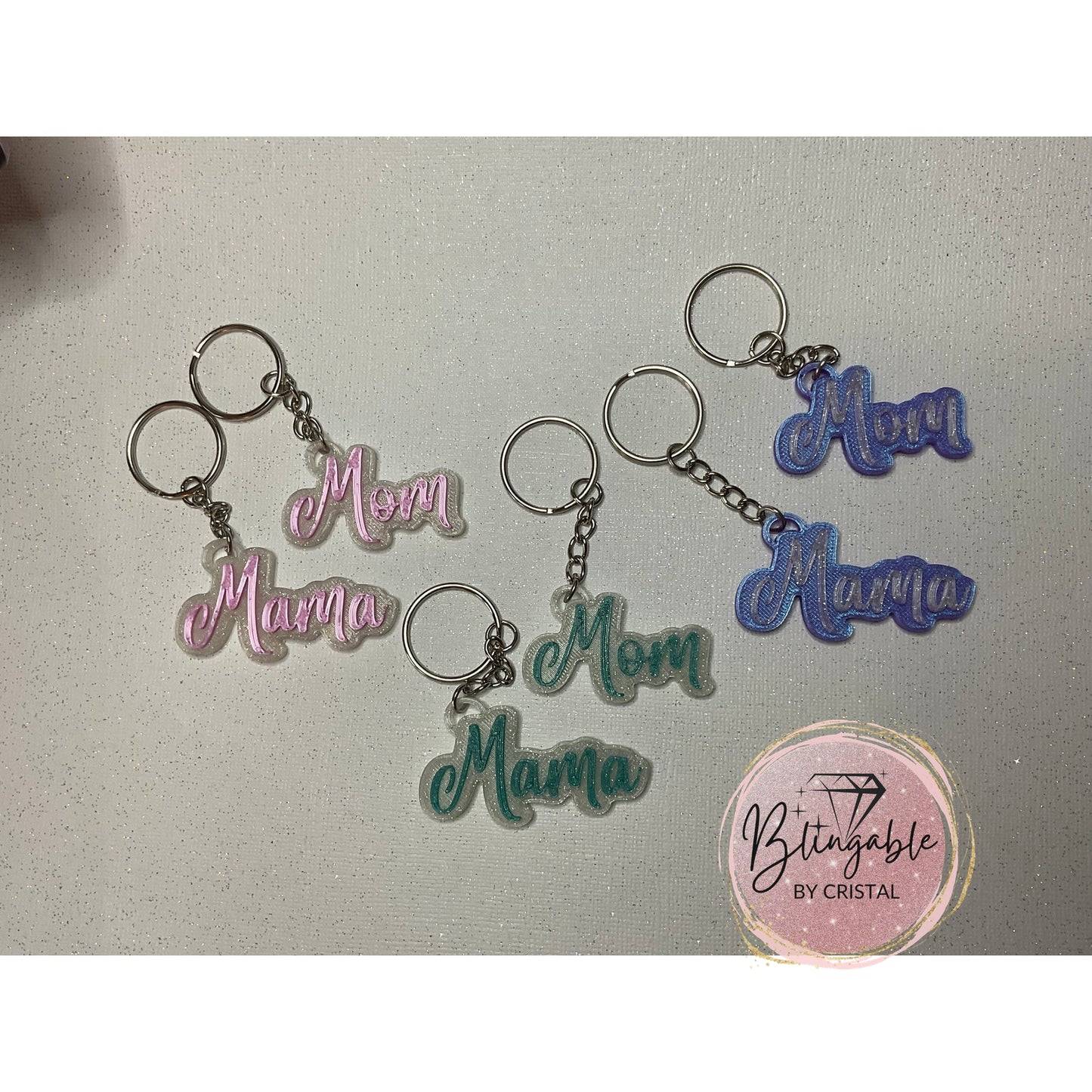 Mom / Mama Keychain