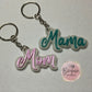 Mom / Mama Keychain