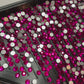 Rose B - Glass Flatback Rhinestones