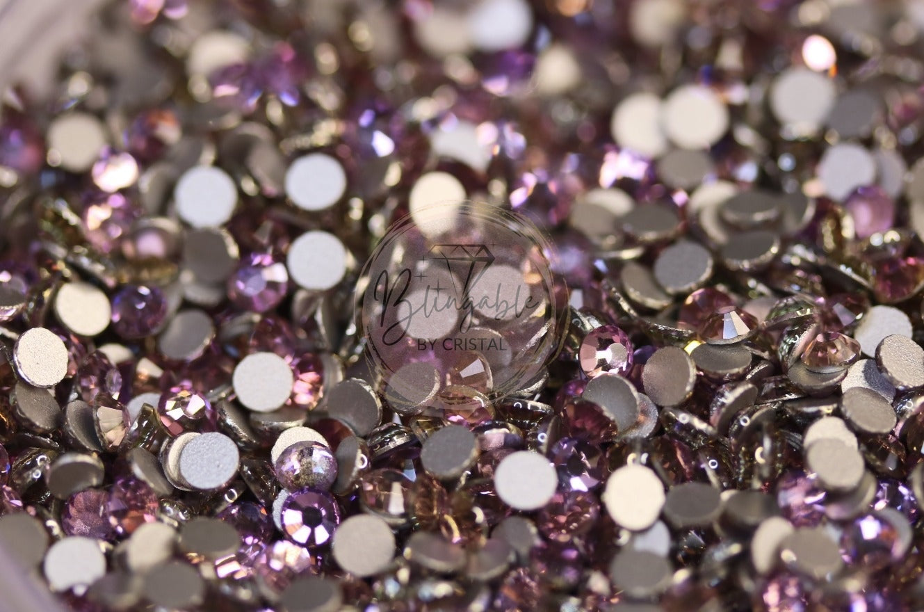 Air Violet - Glass Flatback Rhinestones